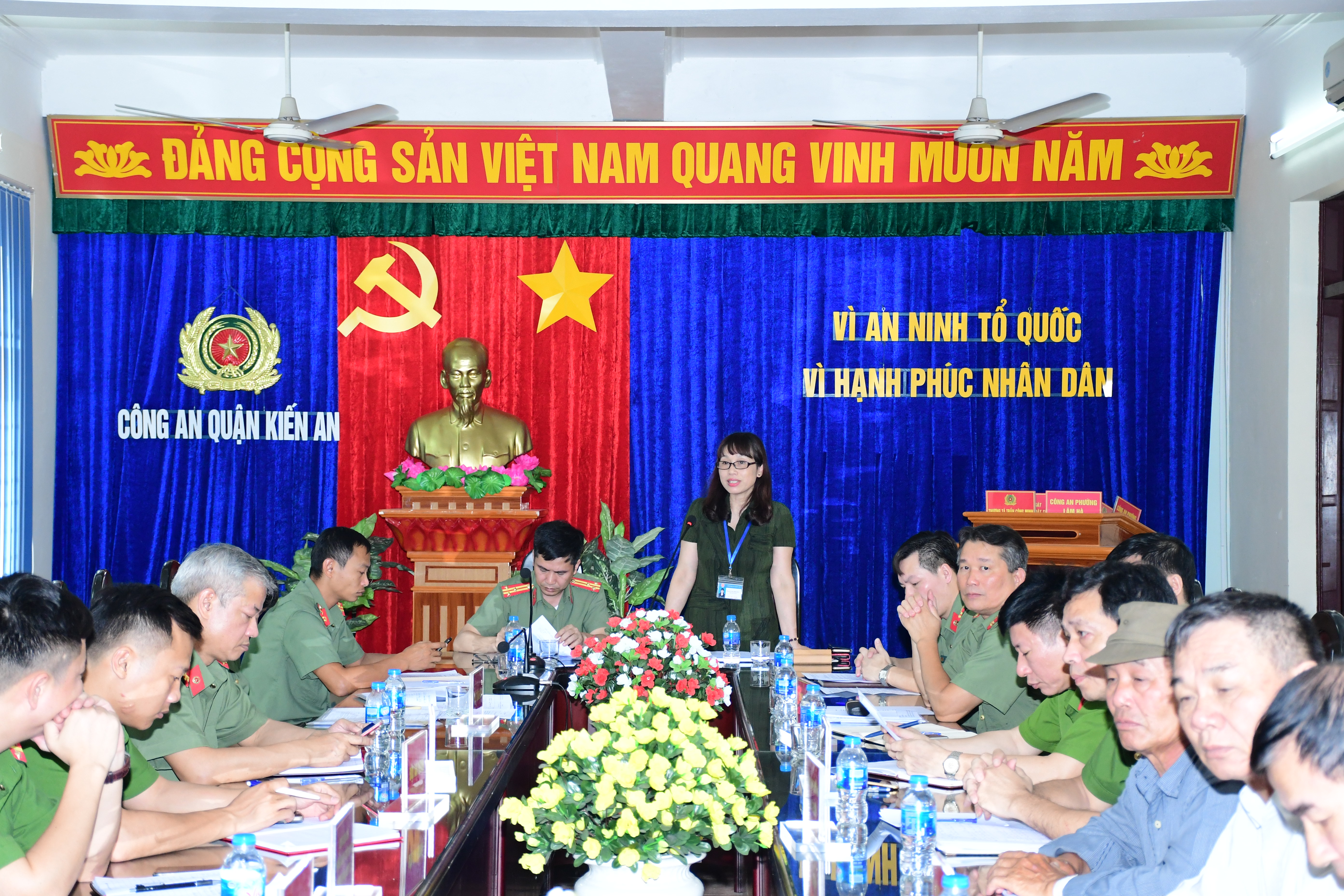 Khảo sát công tác quản lý, xây dựng lực lượng Bảo vệ dân phố tại quận Kiến An